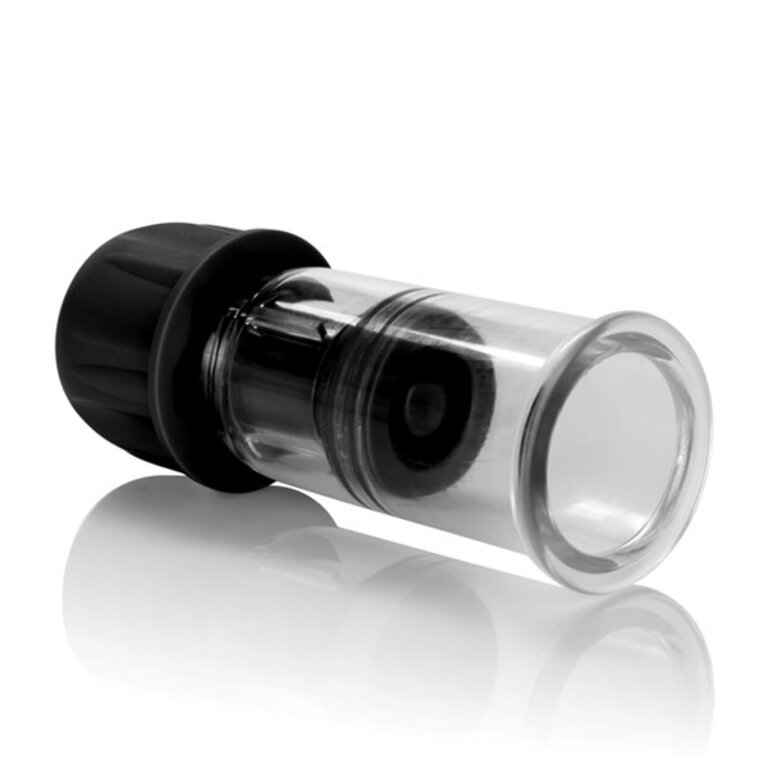 CALIFORNIA EXOTIC NIPPLE PLAY VACUUM TWIST SUCKERS BLACK