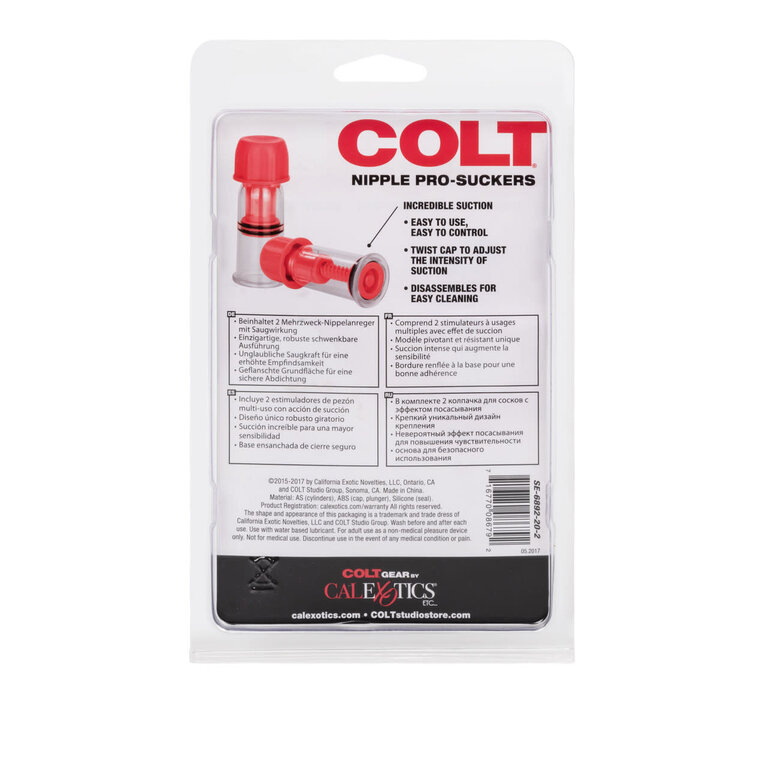 COLT COLT NIPPLE PRO SUCKERS RED
