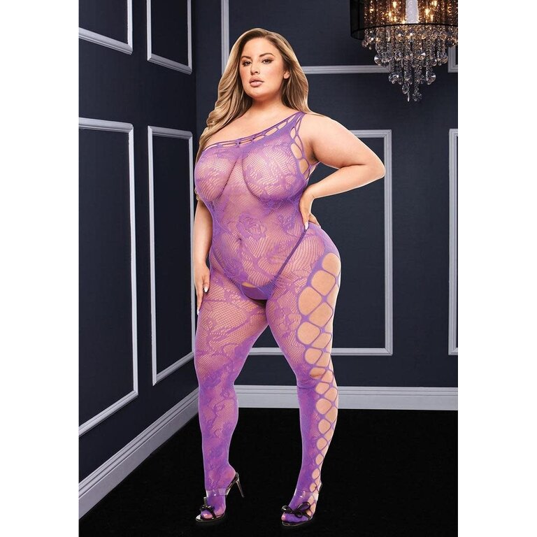 BACI OFF THE SHOULDER BODYSTOCKING PLUS