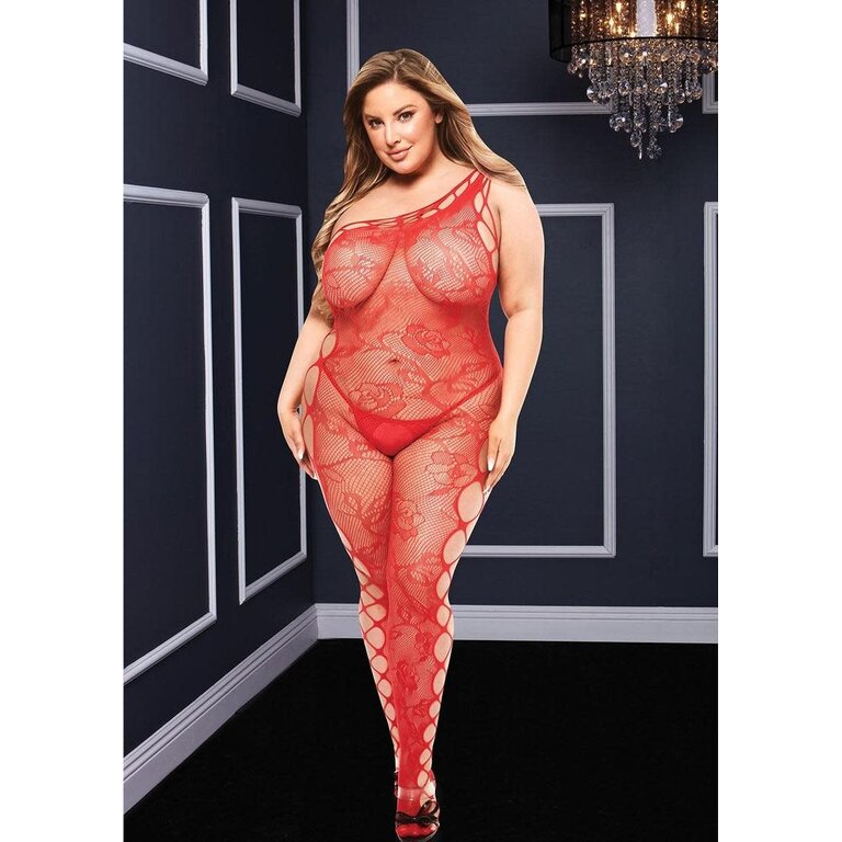 BACI OFF THE SHOULDER BODYSTOCKING PLUS