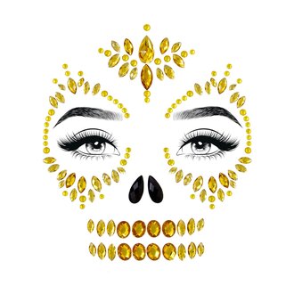 LEG AVENUE SUGAR SKULL FACE JEWELS