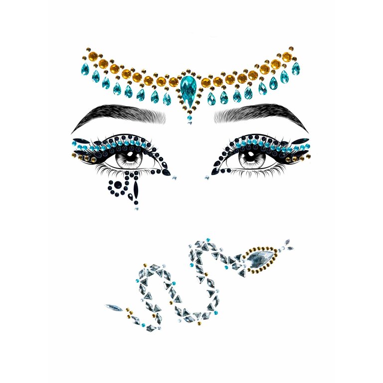 LEG AVENUE CLEOPATRA RHINESTONE STICK-ONS