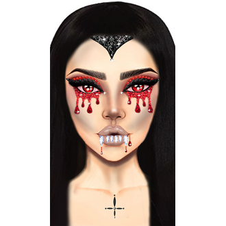 LEG AVENUE VAMPIRE ADHESIVE FACE JEWELS