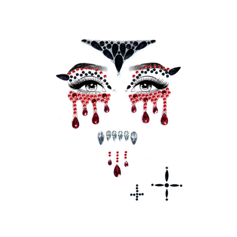 LEG AVENUE VAMPIRE ADHESIVE FACE JEWELS
