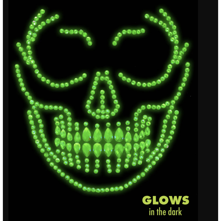 LEG AVENUE GLOW IN THE DARK SKULL JEWELS