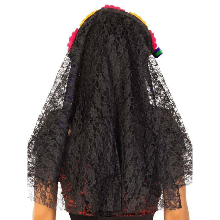 LEG AVENUE DAY OF THE DEAD FLOWER HEADPIECE