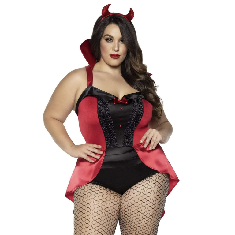 LEG AVENUE PLUS DEVILISH DARLING COSTUME