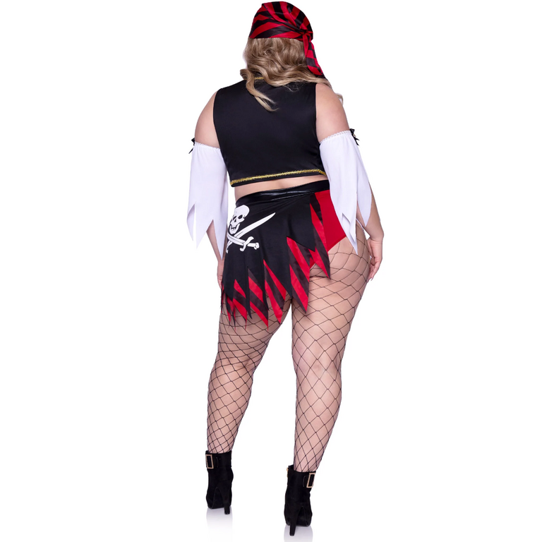LEG AVENUE PLUS PIRATE WENCH COSTUME