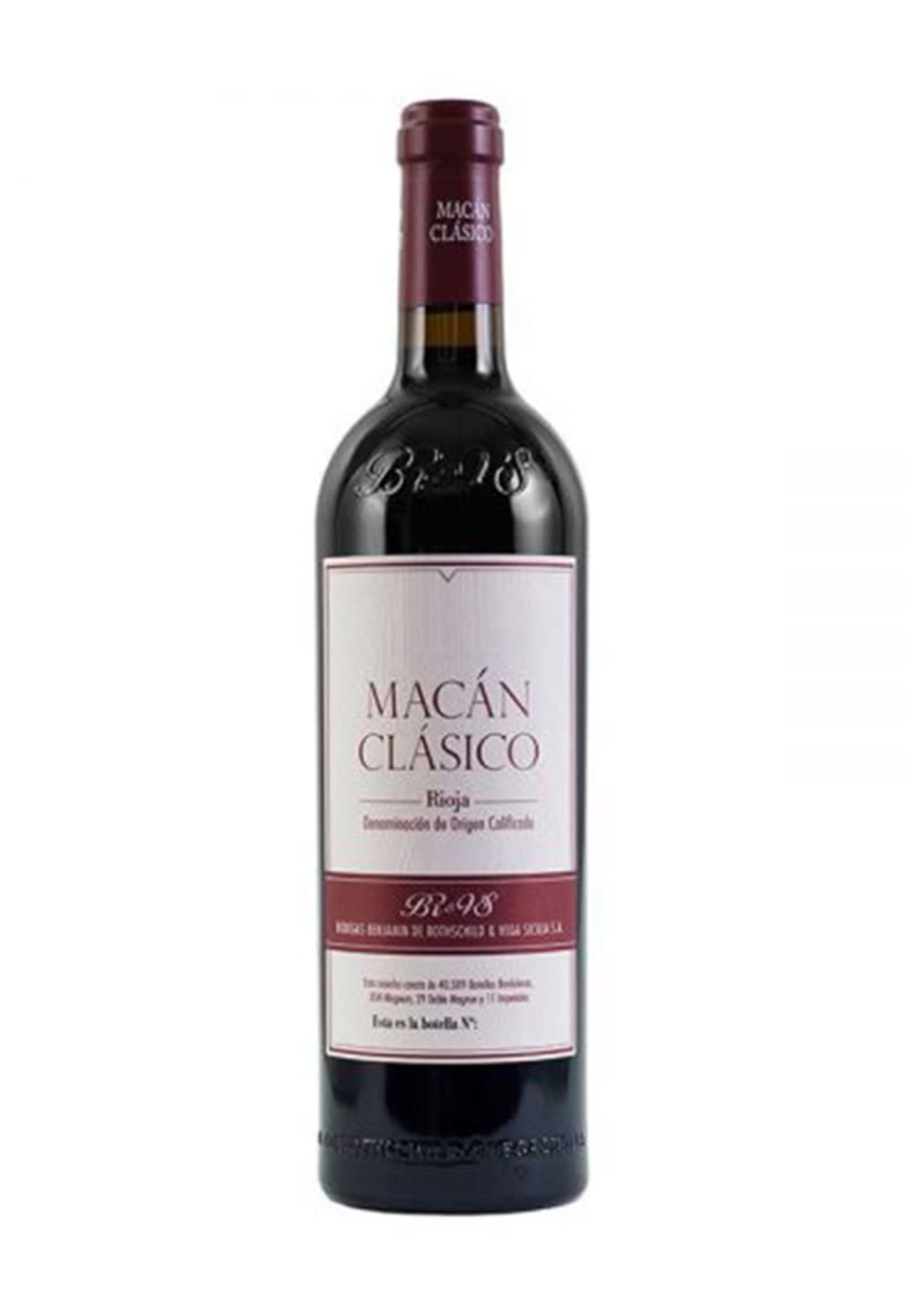 Bodegas Benjamin de Rothschild - Vega Sicilia 2016 'Macán Clásico', Rioja, Spain DOCa