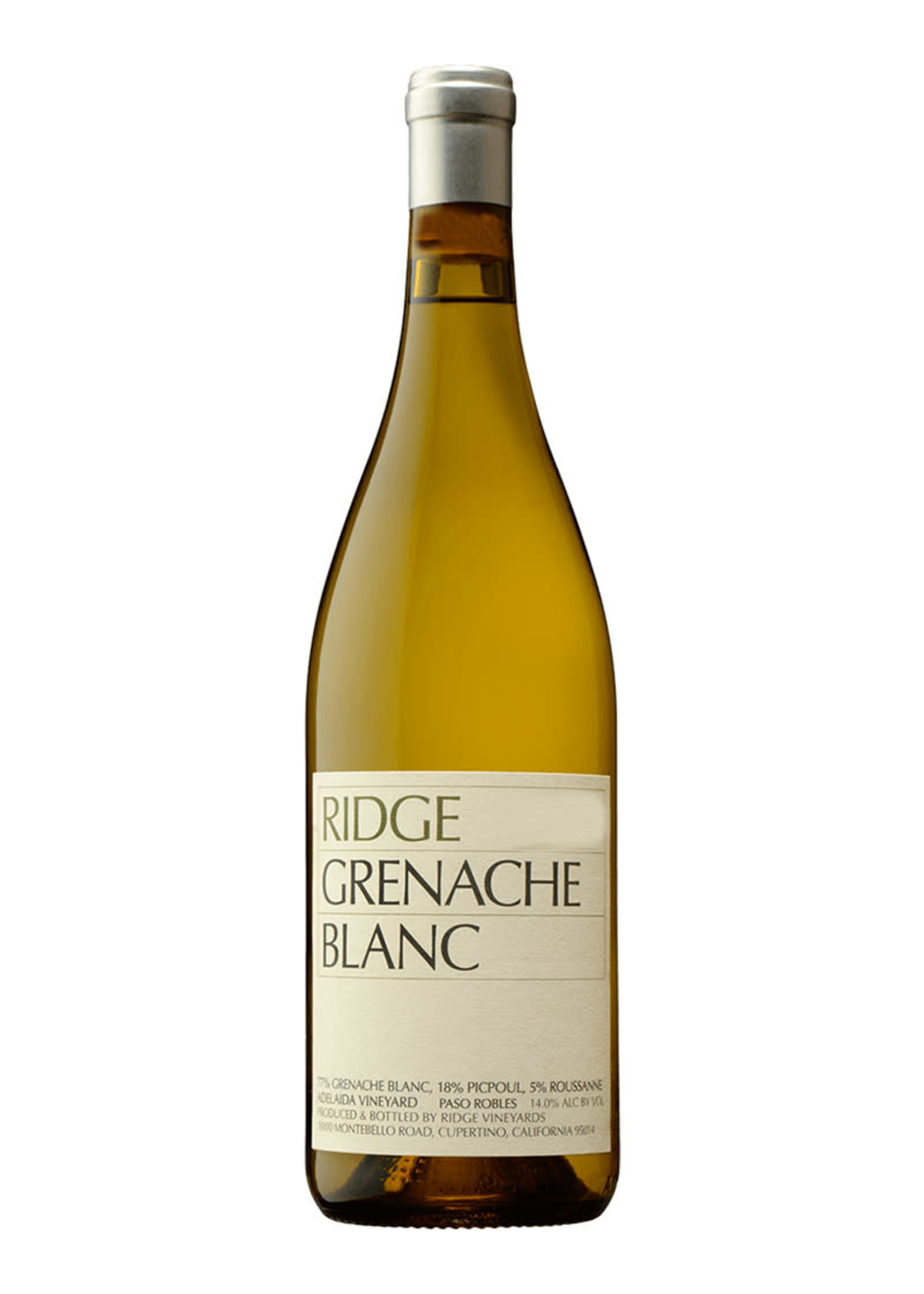 RIDGE Vineyards 2019 Grenache Blanc, Paso Robles, California