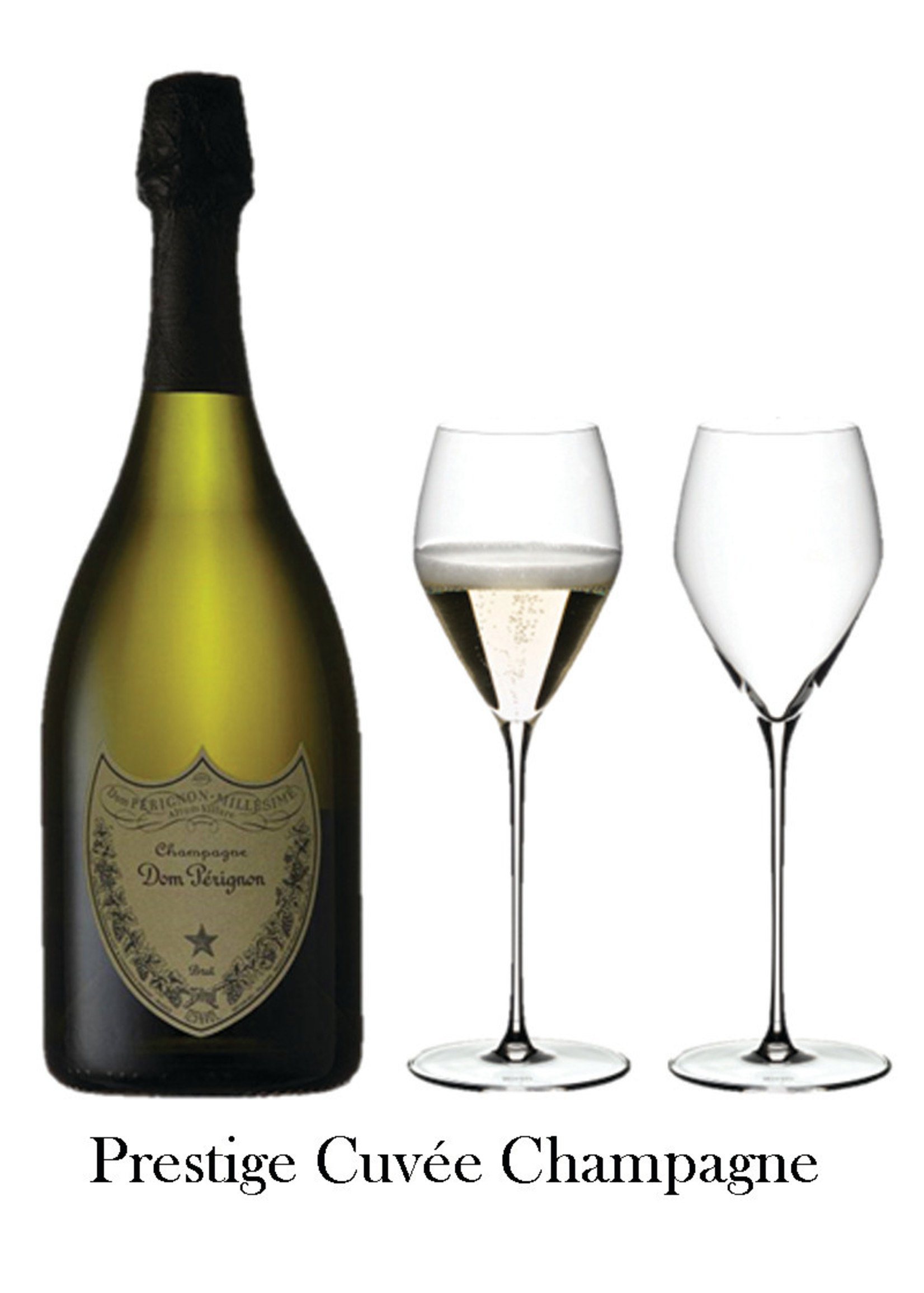 Prestige Cuvée Champagne and Glasses Gift Set