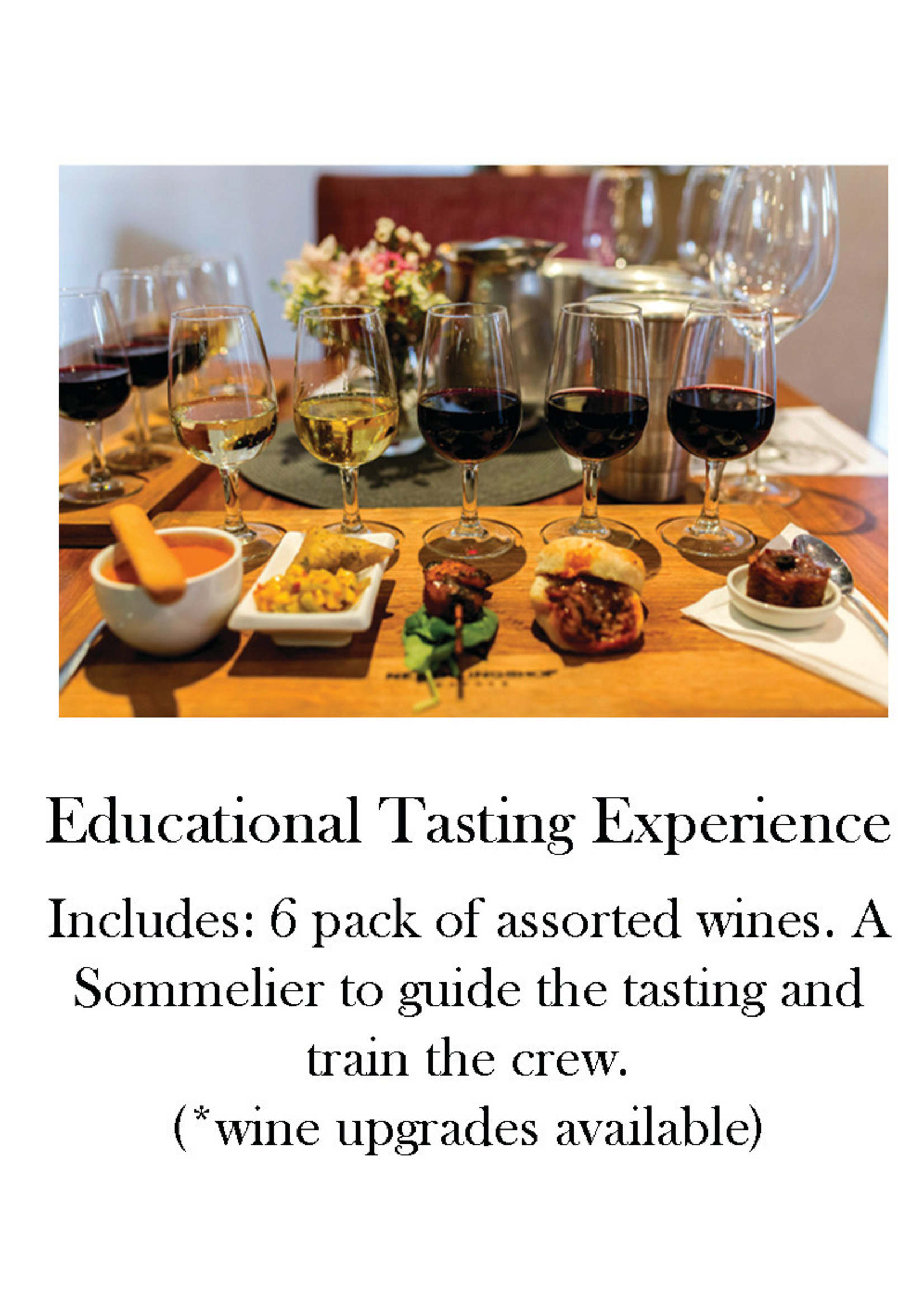 Educational Wine Experience - Gift Package