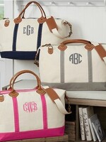 CB Station Canvas Weekender Available in 8 Trim Colors