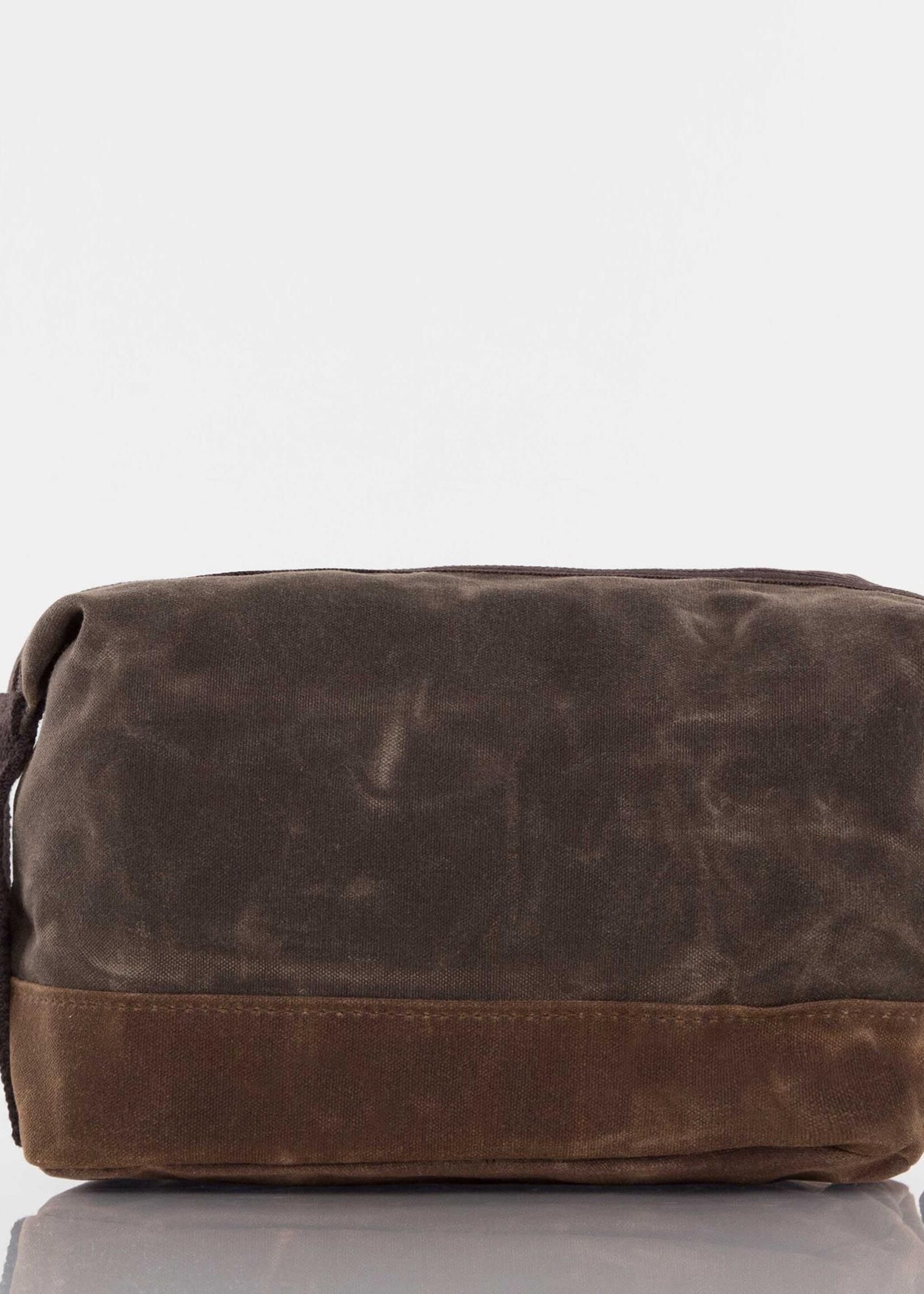 CB Station Waxed Canvas Dopp Bag - Olive