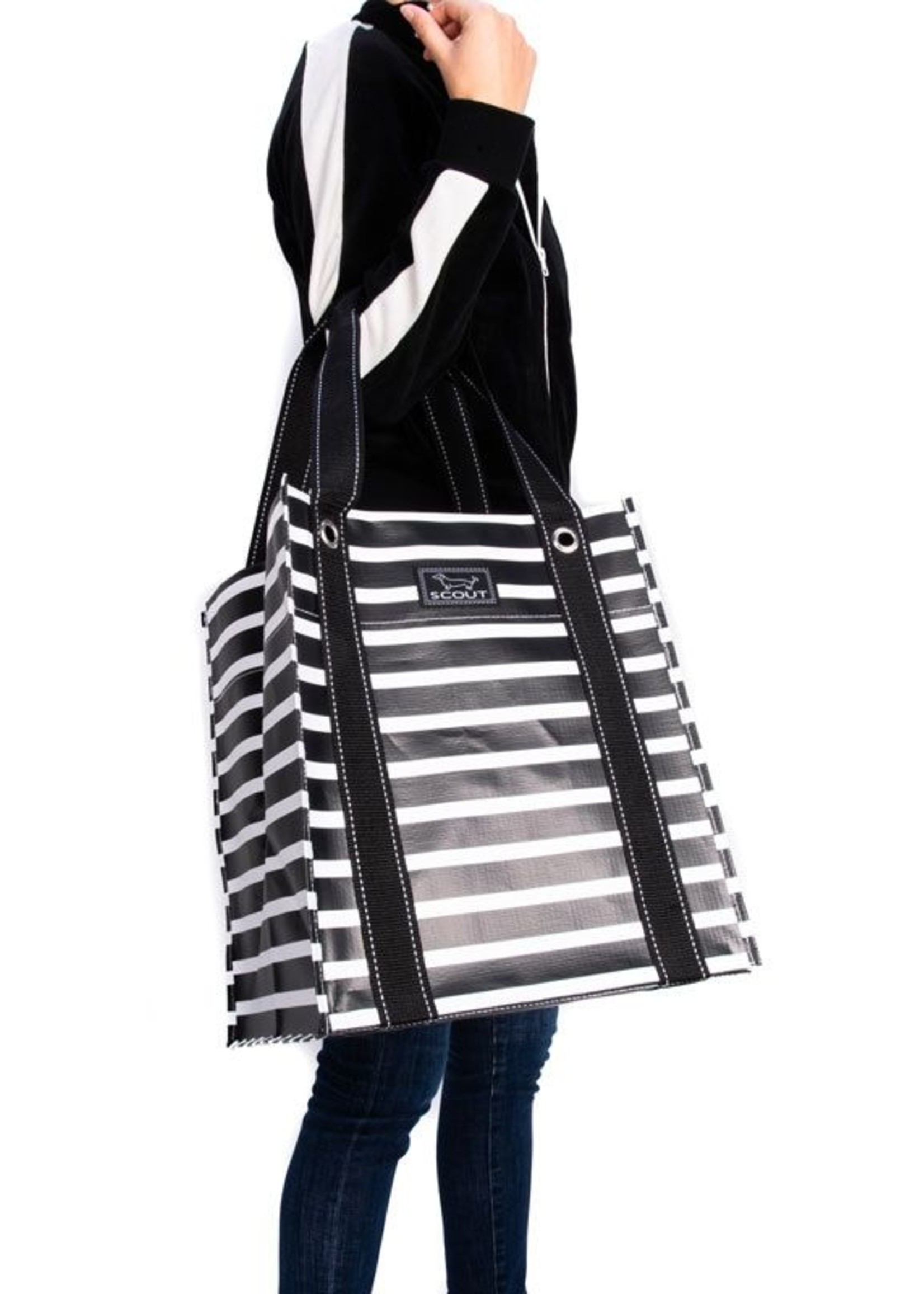 scout by bungalow Scout Bagette Market Tote Fleetwood Black
