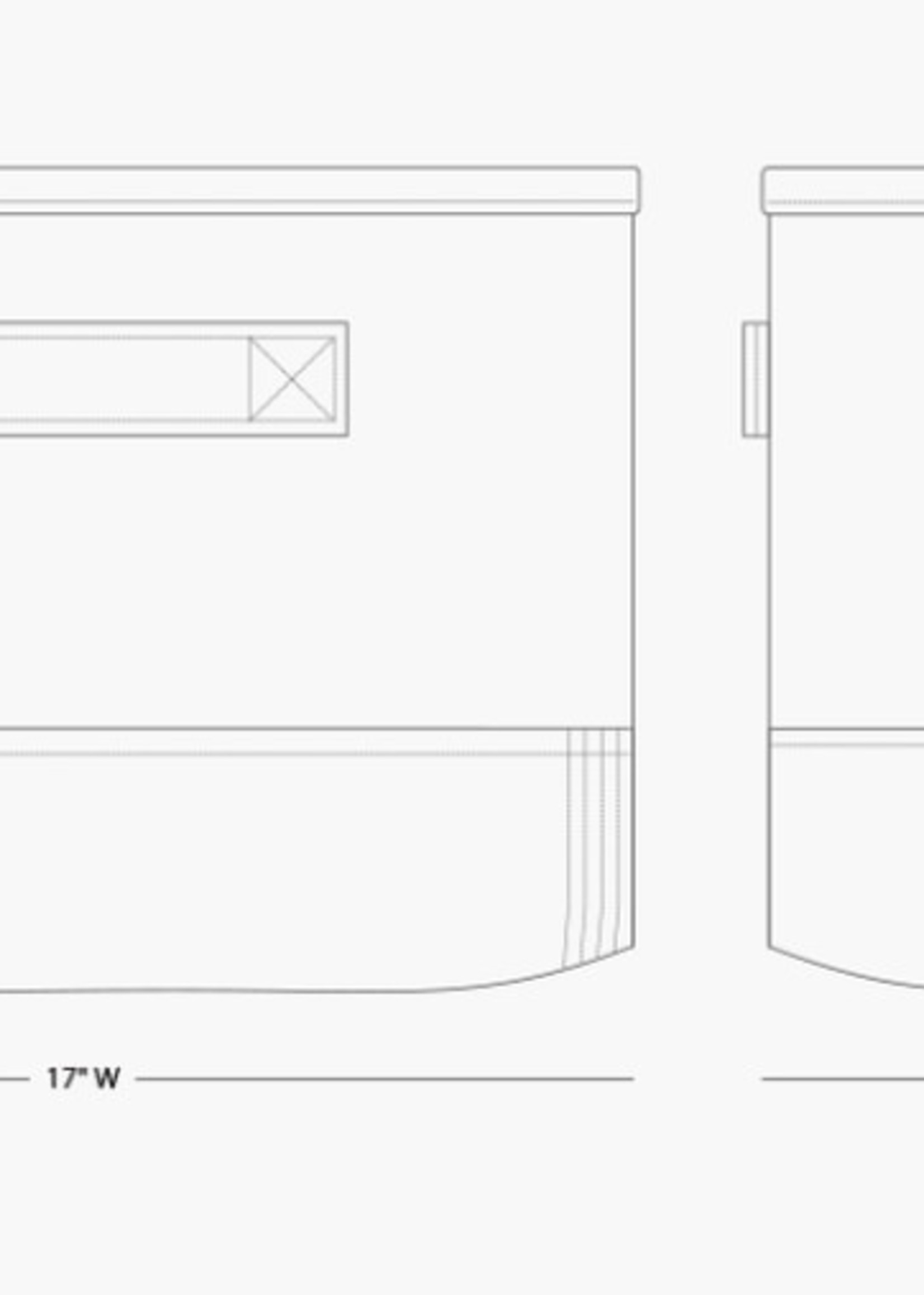 CB Station Canvas Toy Tub Available in 3 Colors