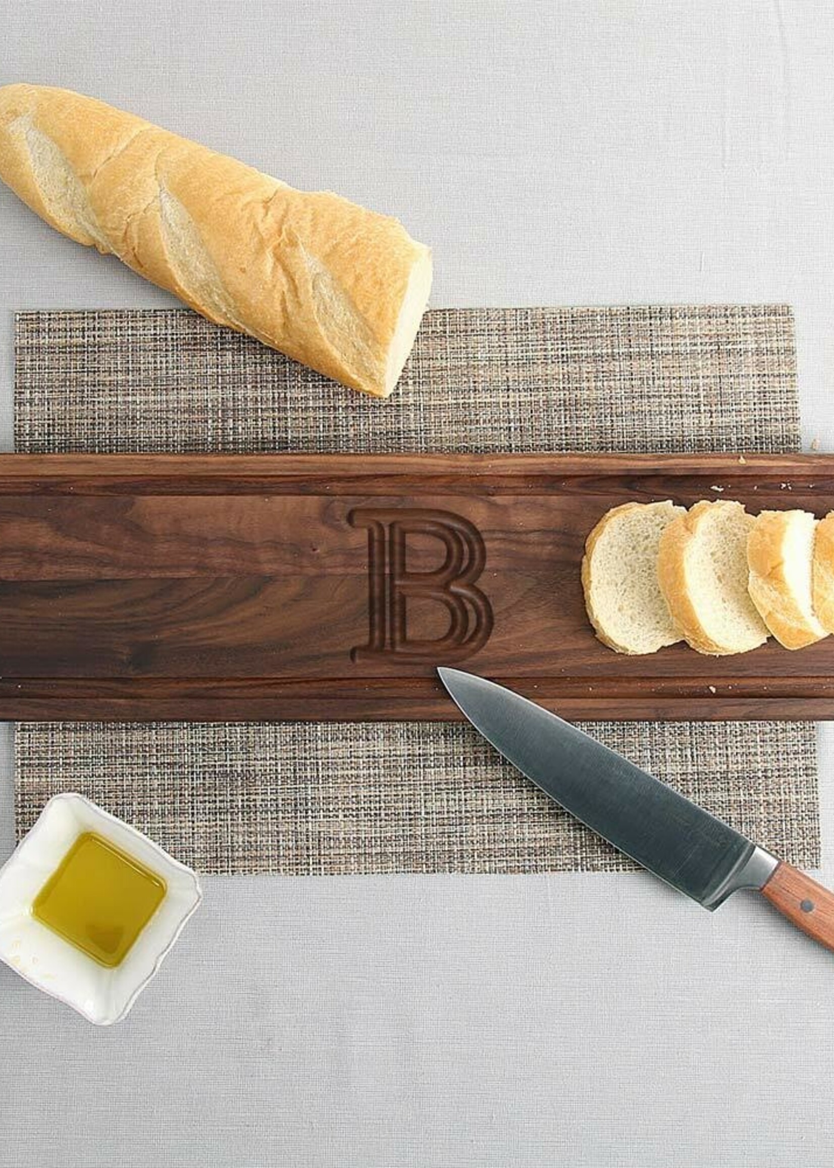 bigwood boards Bread Board w/ Twisted Handles