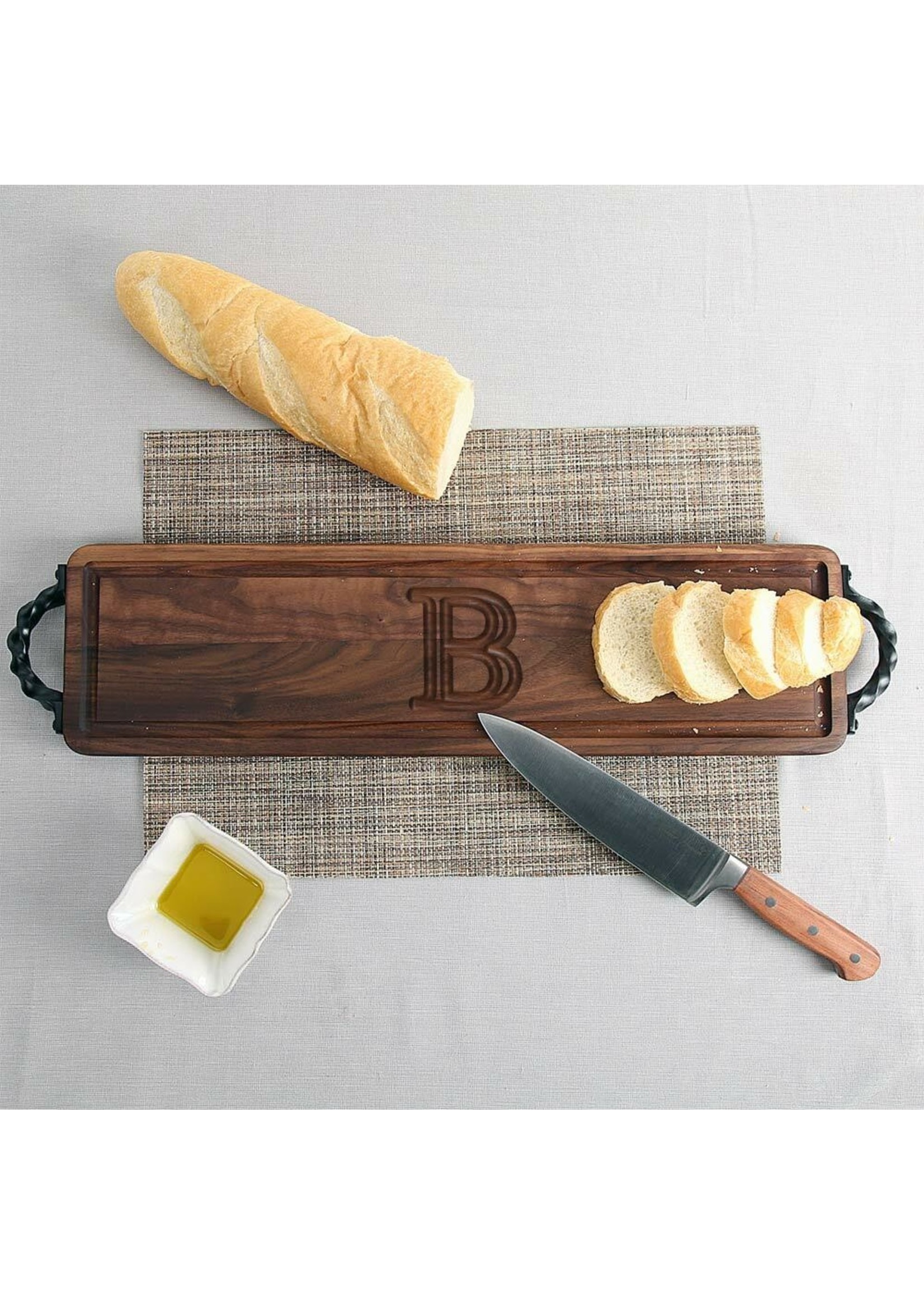 bigwood boards Bread Board w/ Twisted Handles