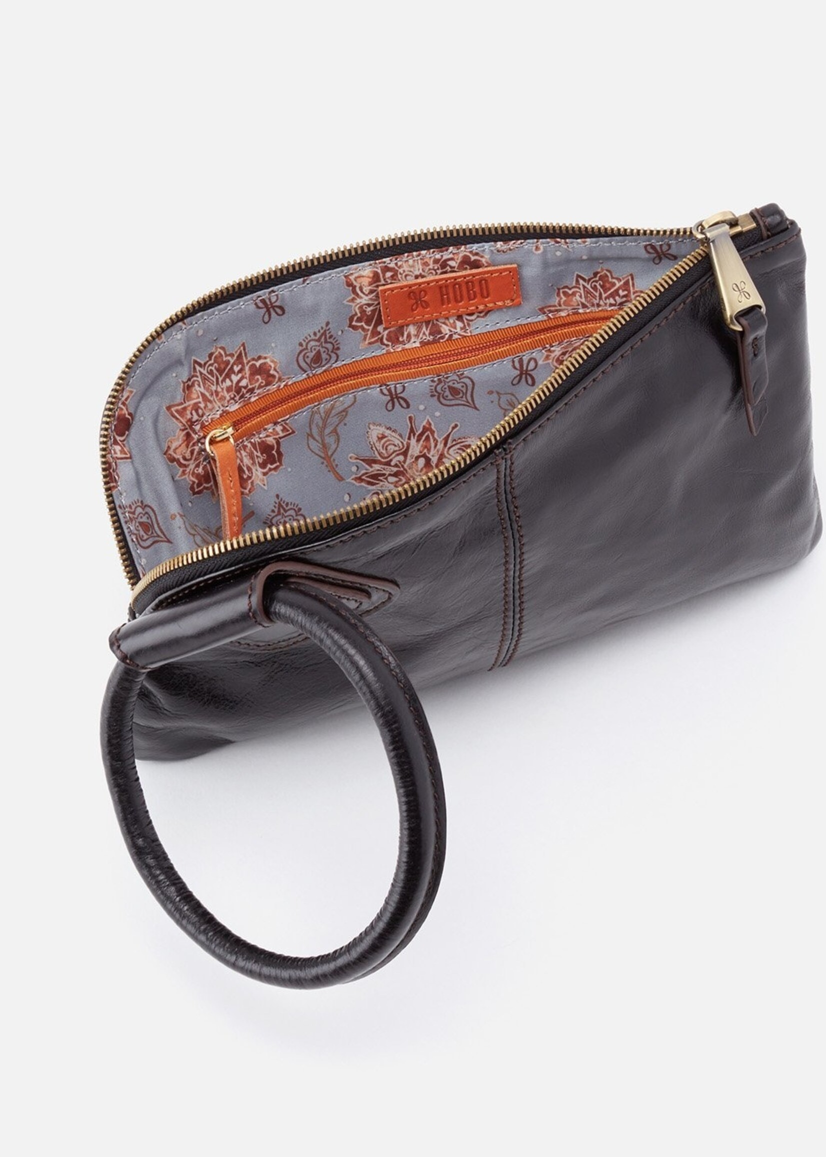 hobo Sable Wristlet - Black