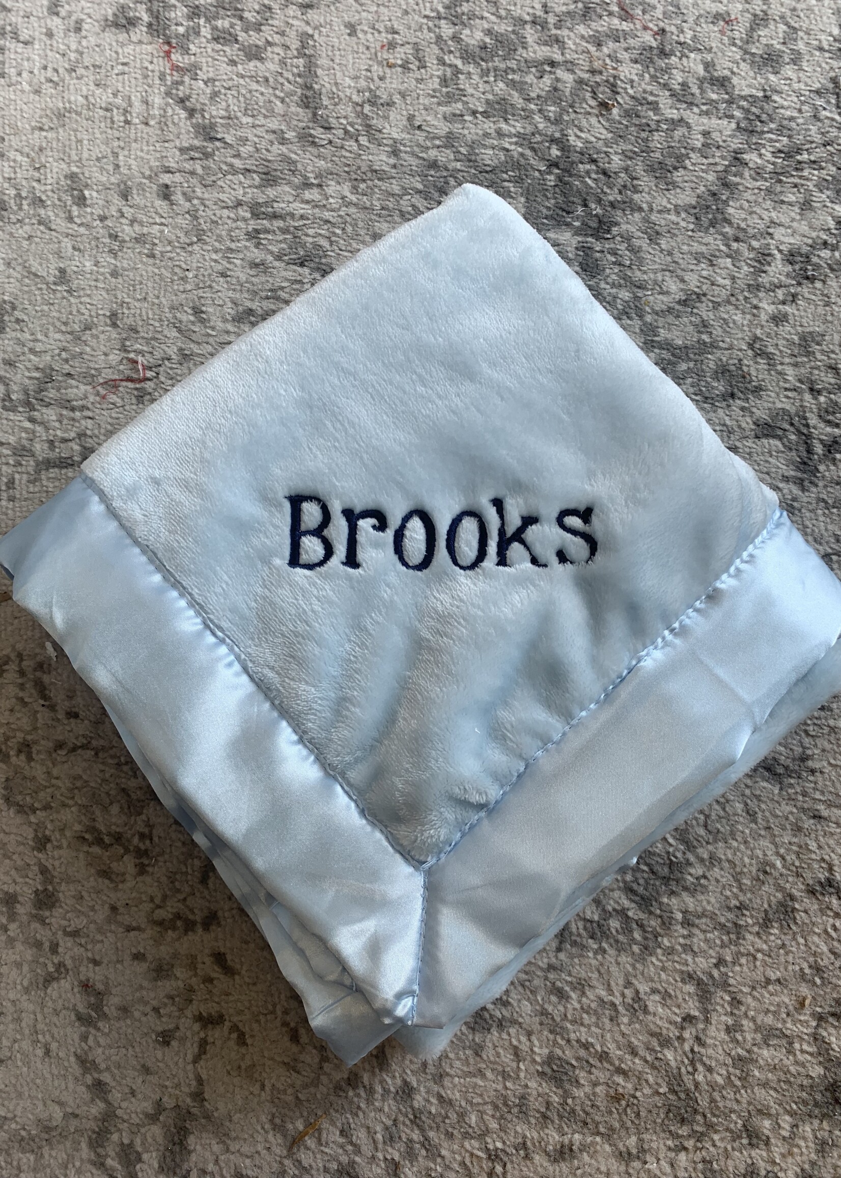 Terry Town Signature Blue Blanket
