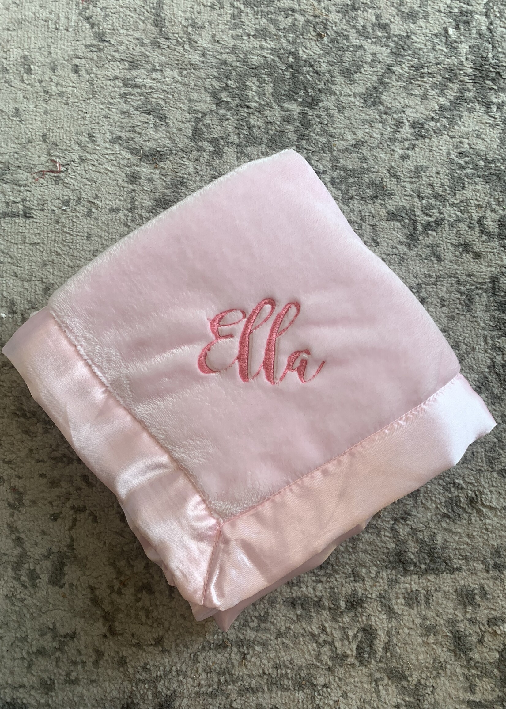 Terry Town Signature Pink Blanket