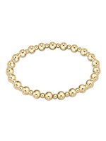 enewton Classic Grateful Pattern 5mm Bead Bracelet - Gold