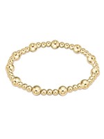 enewton Classic Sincerity Pattern 6mm Bead Bracelet - Gold