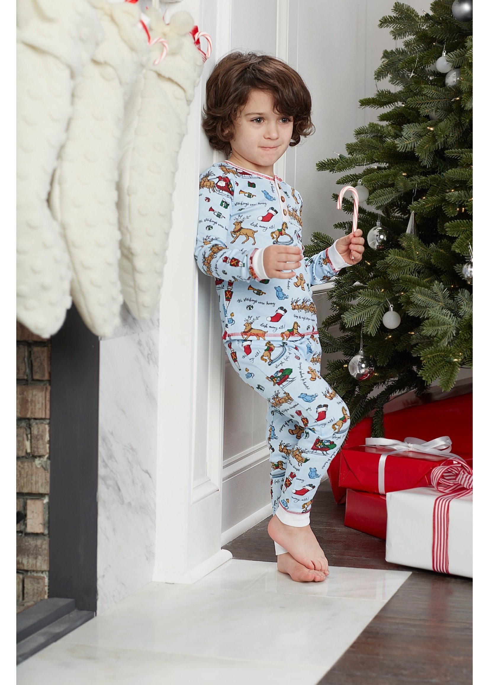 Mudpie Night Before Christmas Boy Pajamas