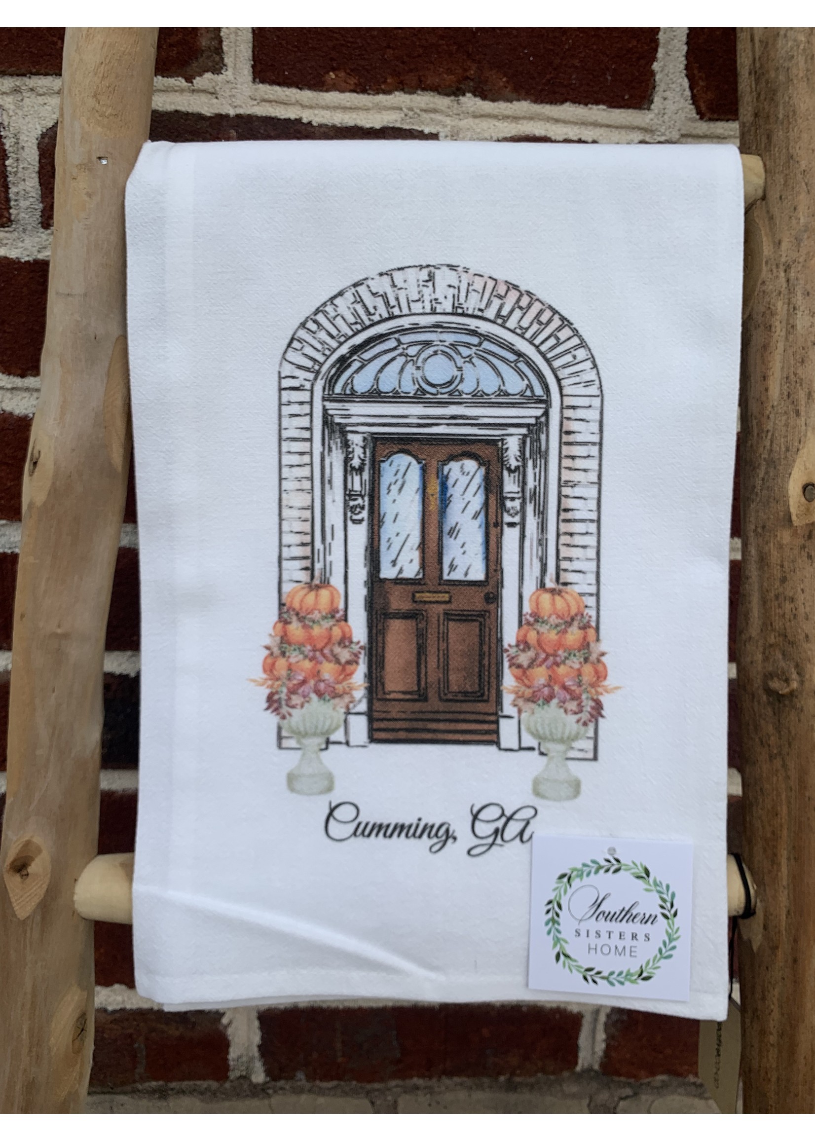 southern sisters Linen Towel - Autumn Door Cumming, GA