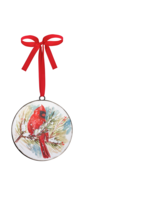melrose Cardinal and Pine Ornament