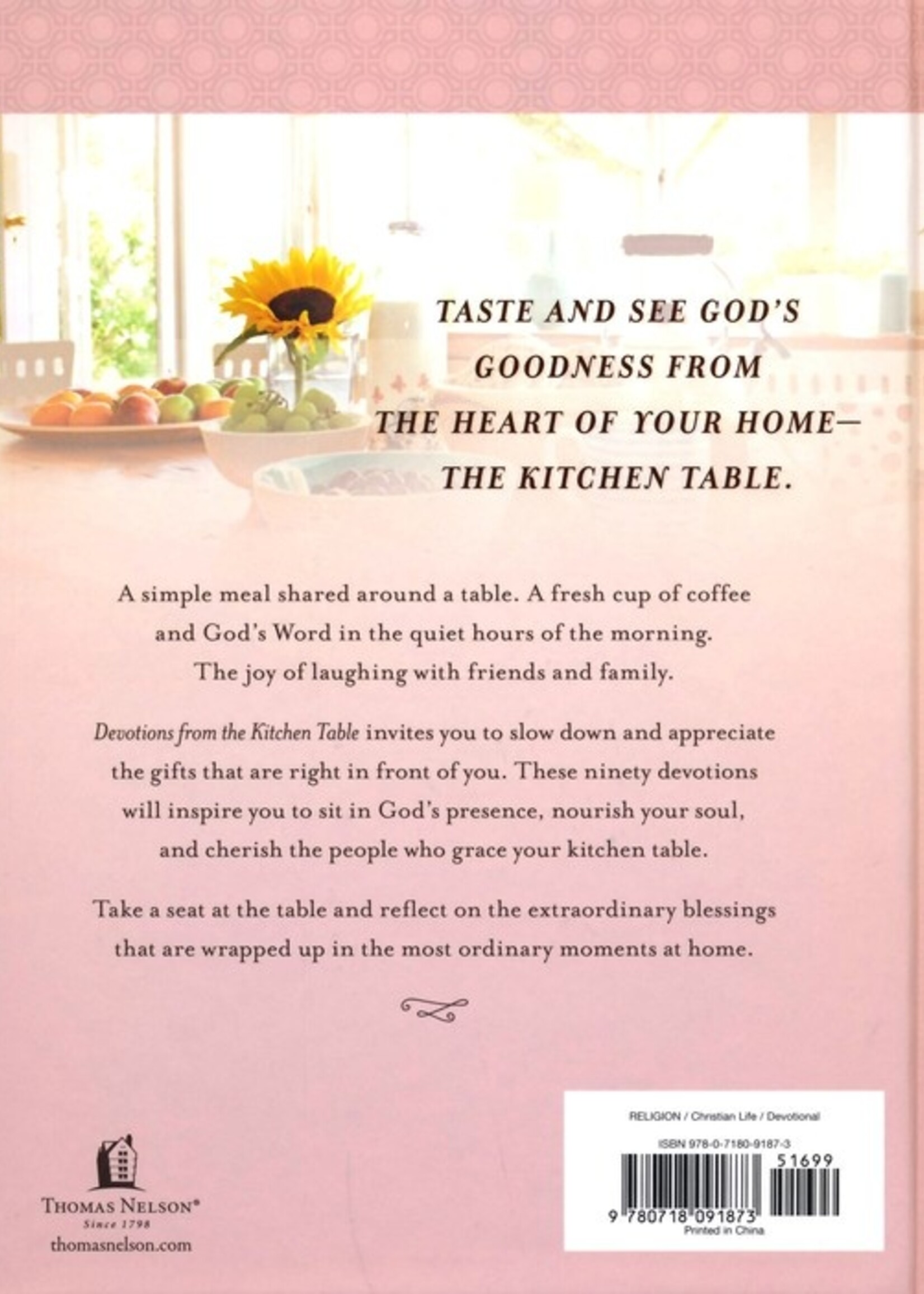 Thomas Nelson Devotions From The Kitchen Table