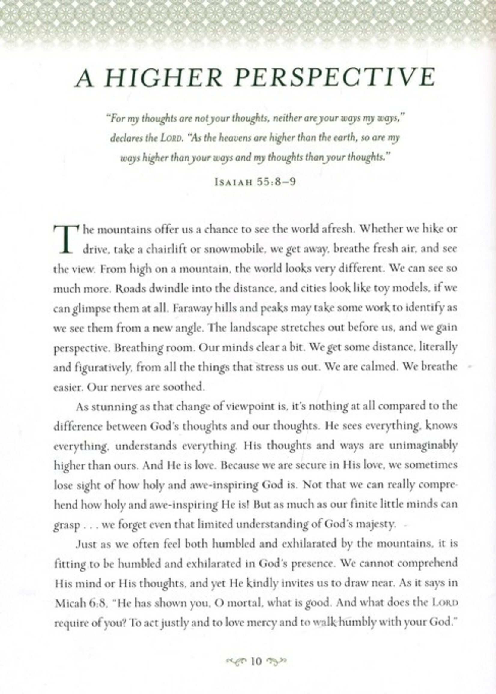 Thomas Nelson Devotions from the Mountains