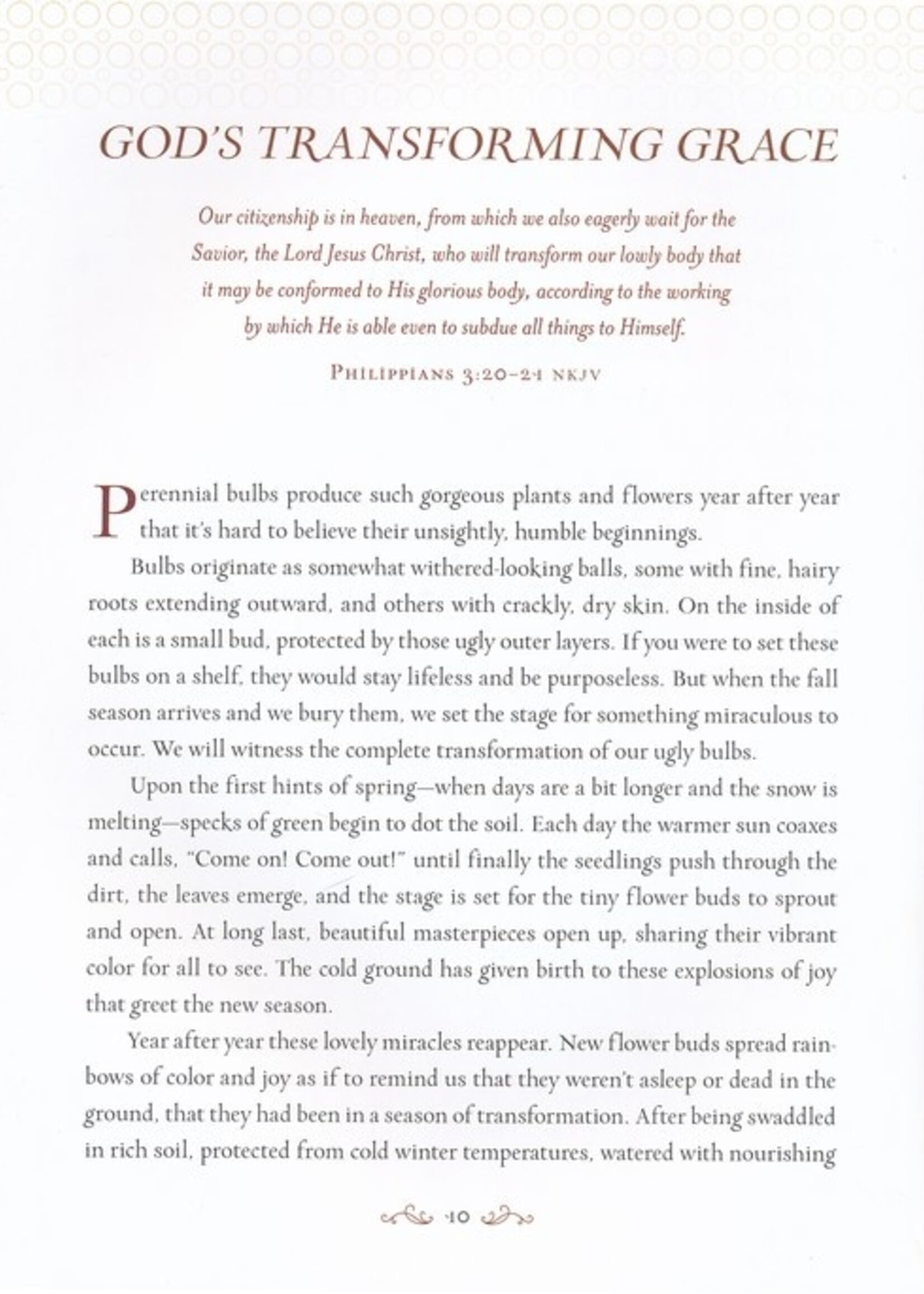 Thomas Nelson Devotions from the Garden