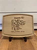 glowforge Recipe Board