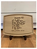 glowforge Recipe Board