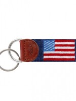 Smathers & Branson Key Fob American Flag (Classic Navy)