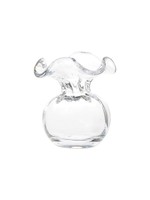 Vietri Hibiscus Glass Clear Bud Vase
