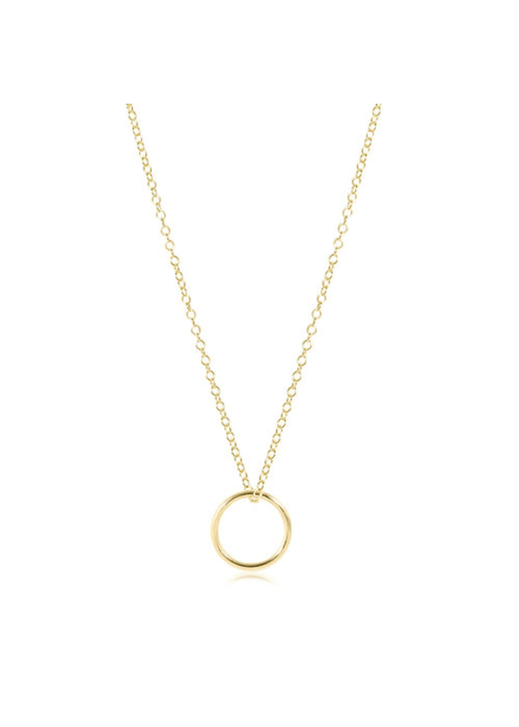 enewton 16" Necklace Gold - Halo Gold Charm