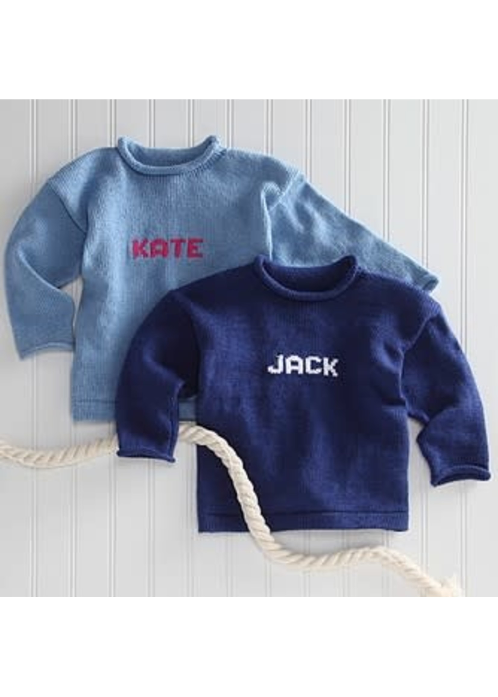 Mjk knits MJK Name Sweater