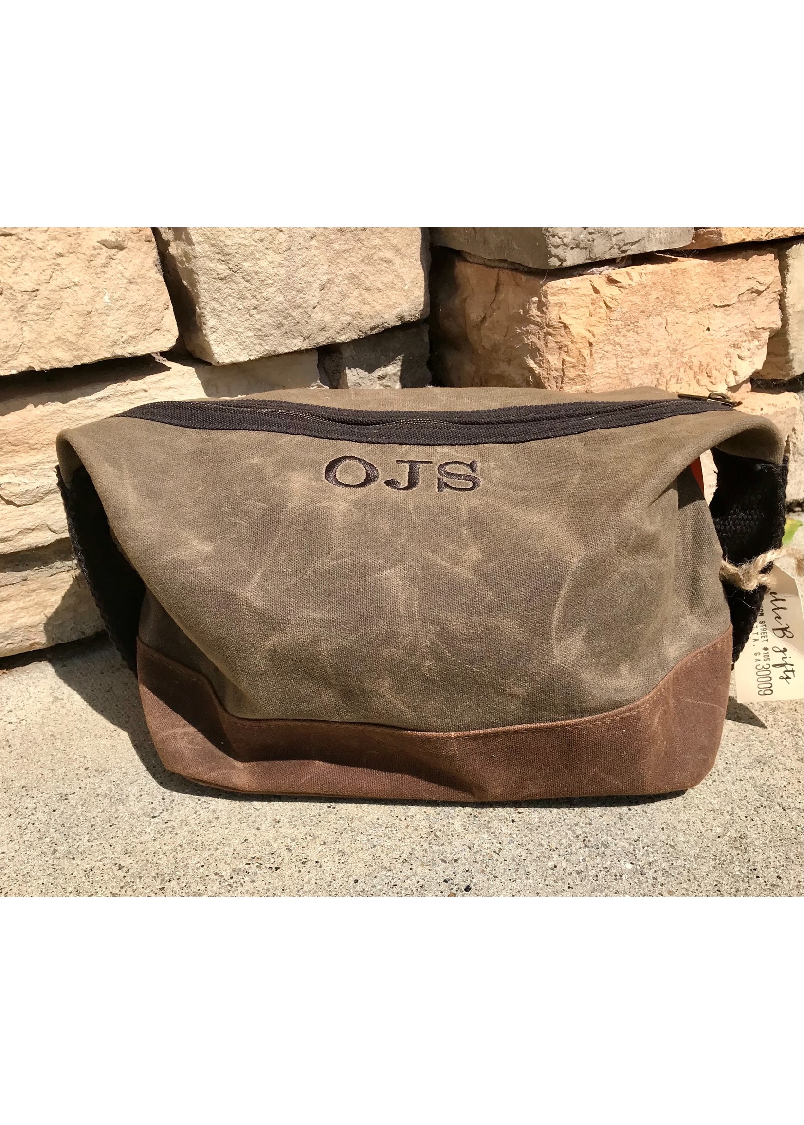 Dopp Kit – Waxed Canvas Toiletry Bag