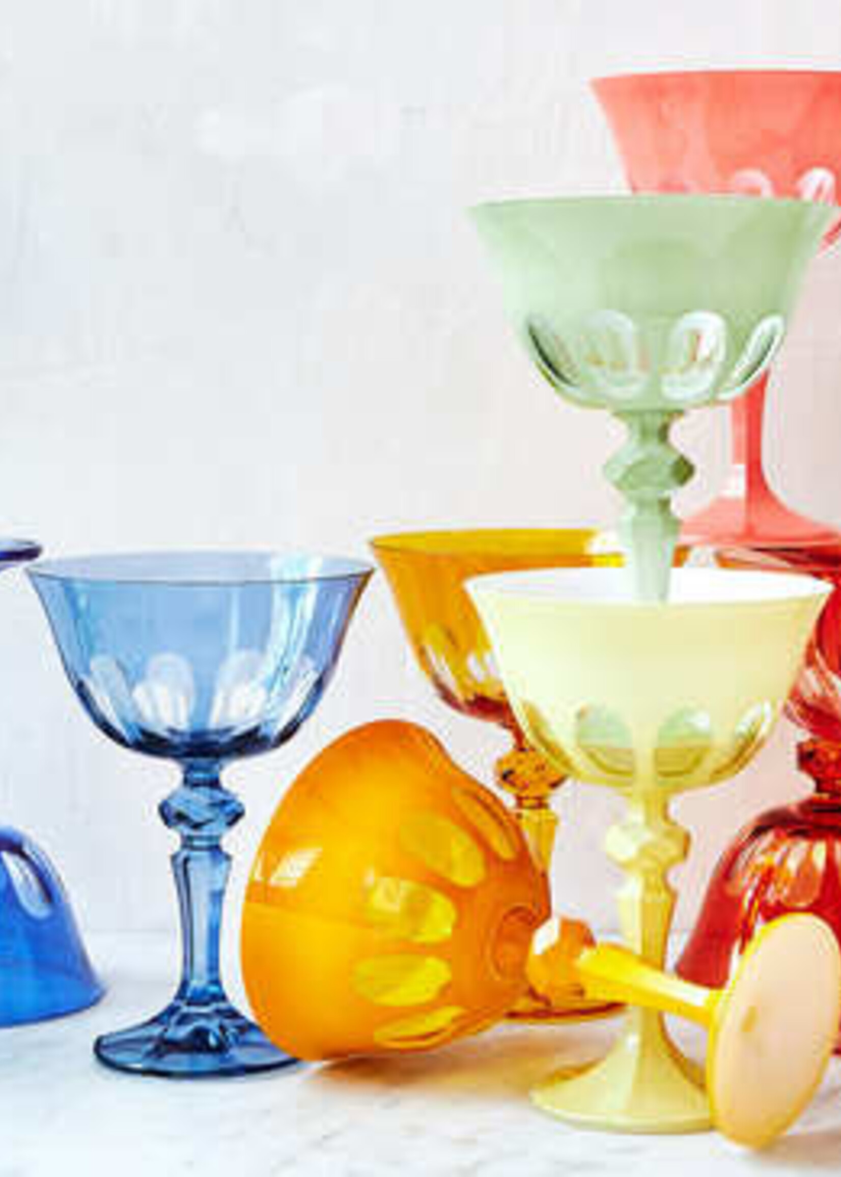 sir madam Rialto Glass Coupe Thistle