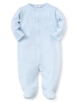 Kissy Kissy Blue/White Kissy Basics Footie