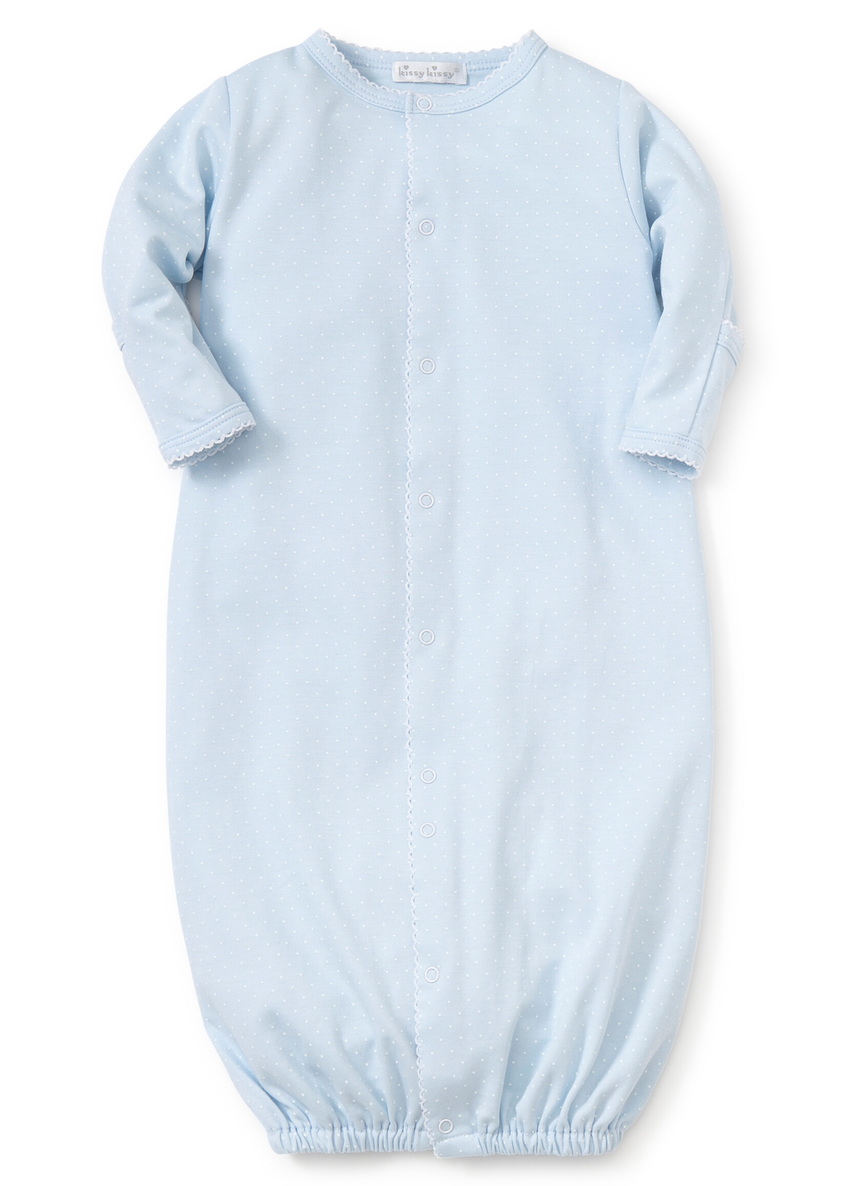 Kissy Kissy Blue/White Kissy Dots Converter Gown NEW