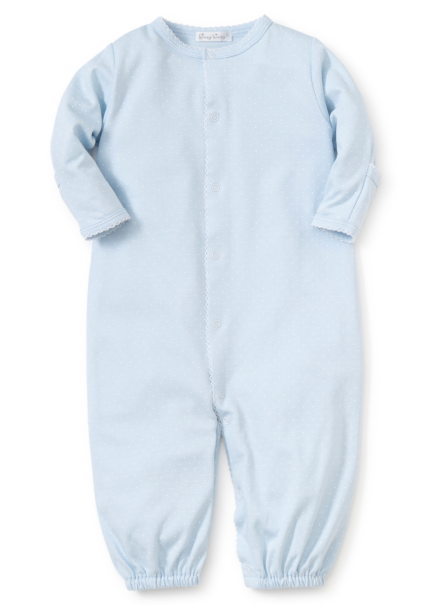 Kissy Kissy Blue/White Kissy Dots Converter Gown NEW