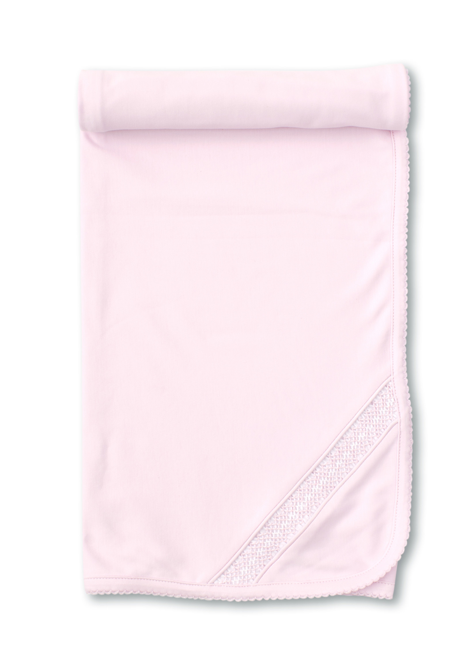 Kissy Kissy Pink Hand Smocked CLB Blanket