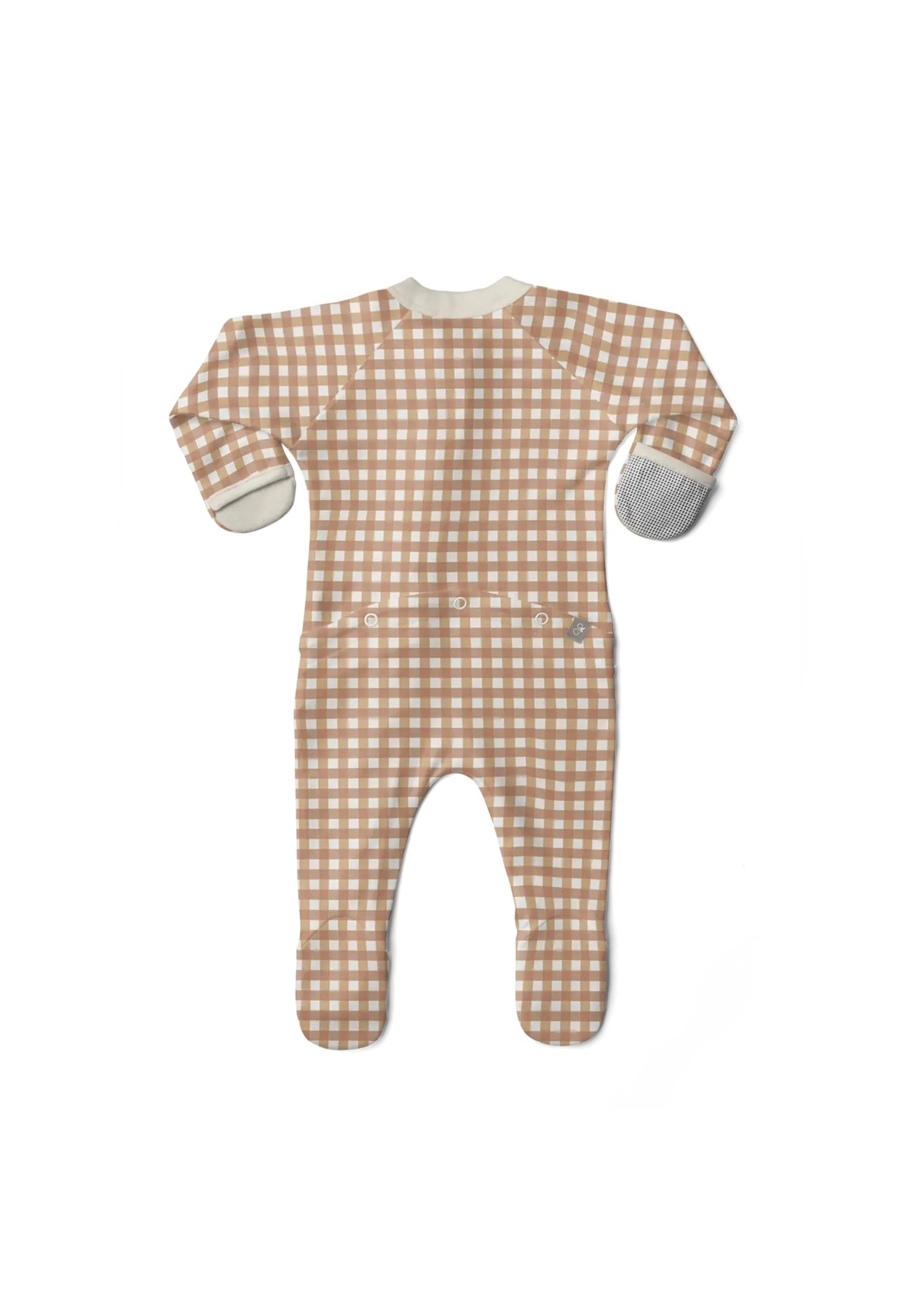 Goumi Kids Bamboo Organic Footie - Picnic