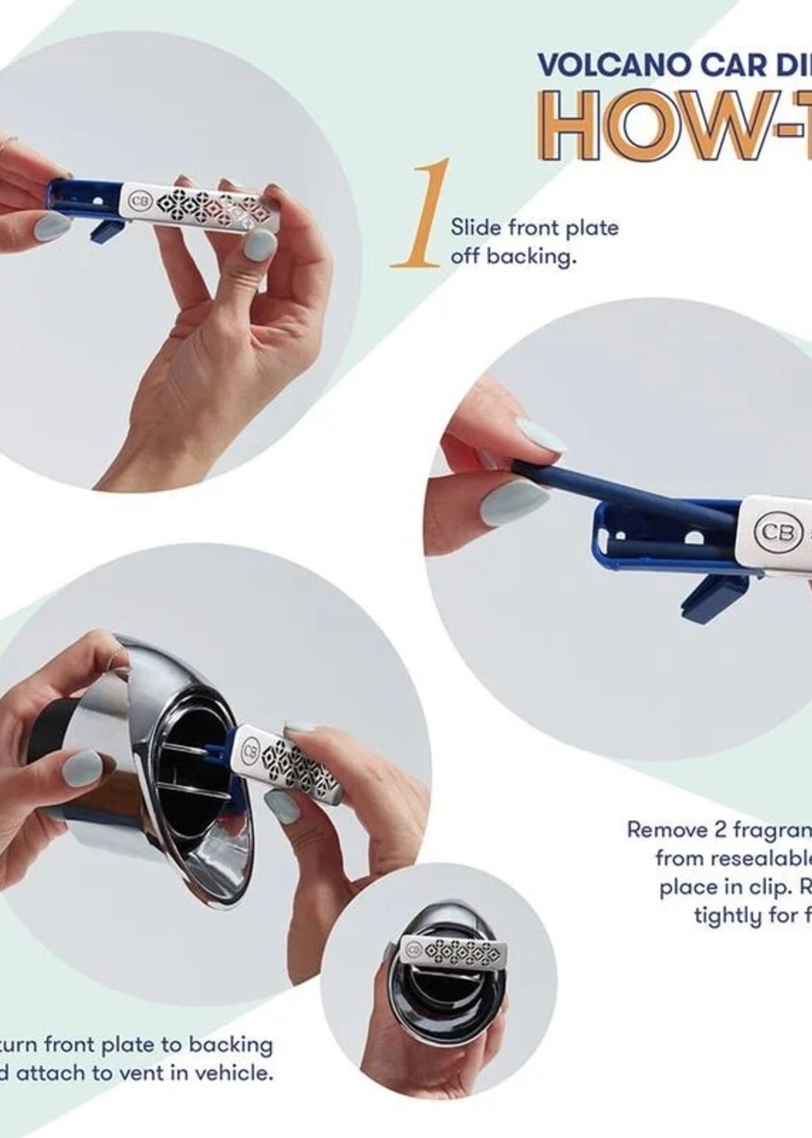 Capri Blue Volcano Car Diffuser Refills