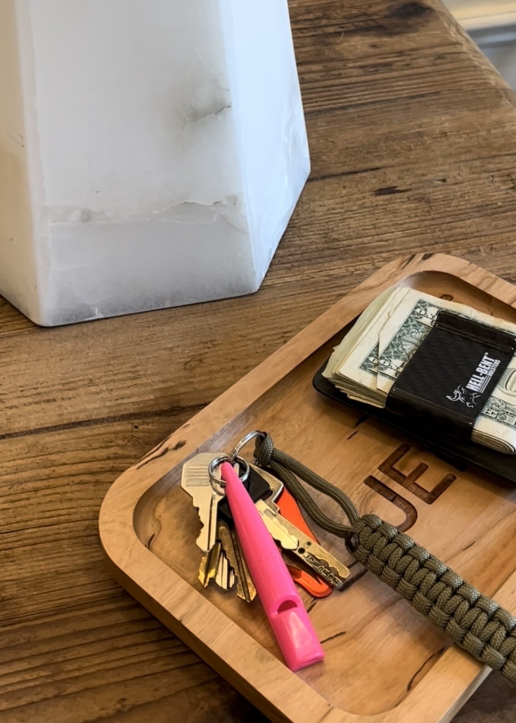 glowforge Personalized Wood Valet Tray