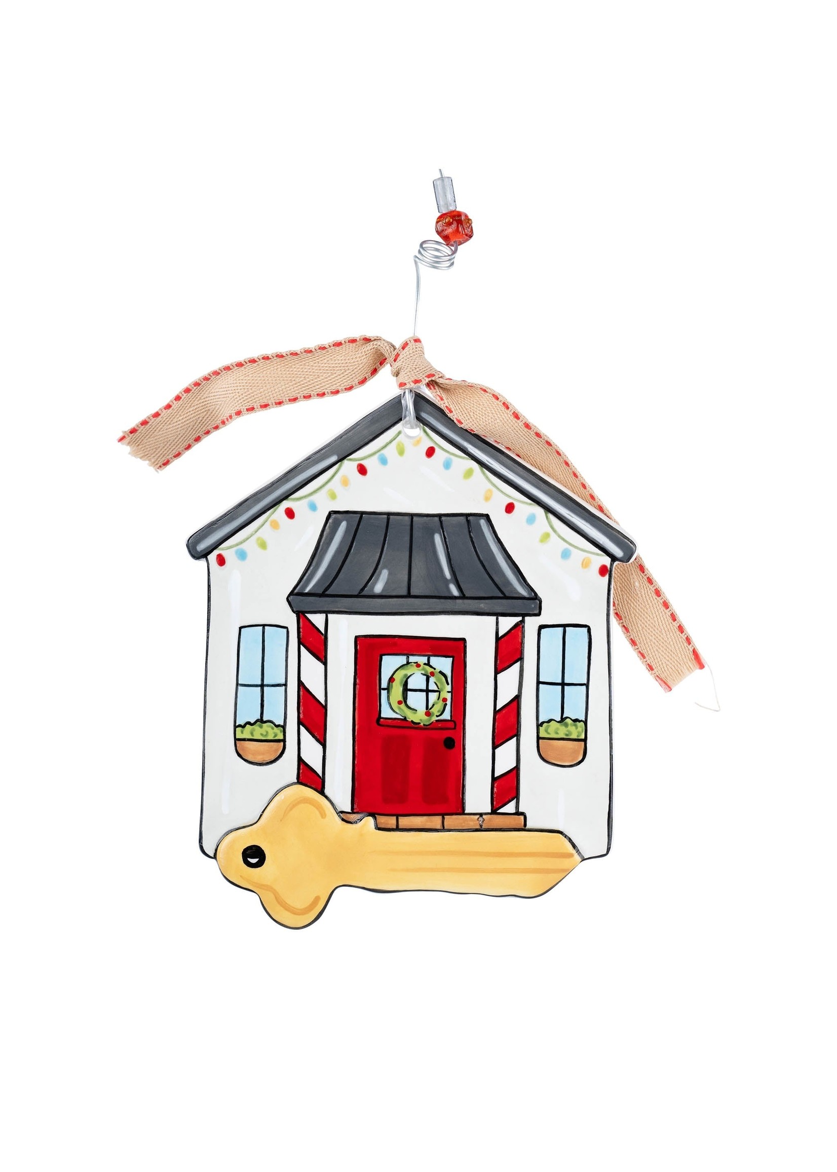 Glory Haus Personalizable New Home Key Ornament