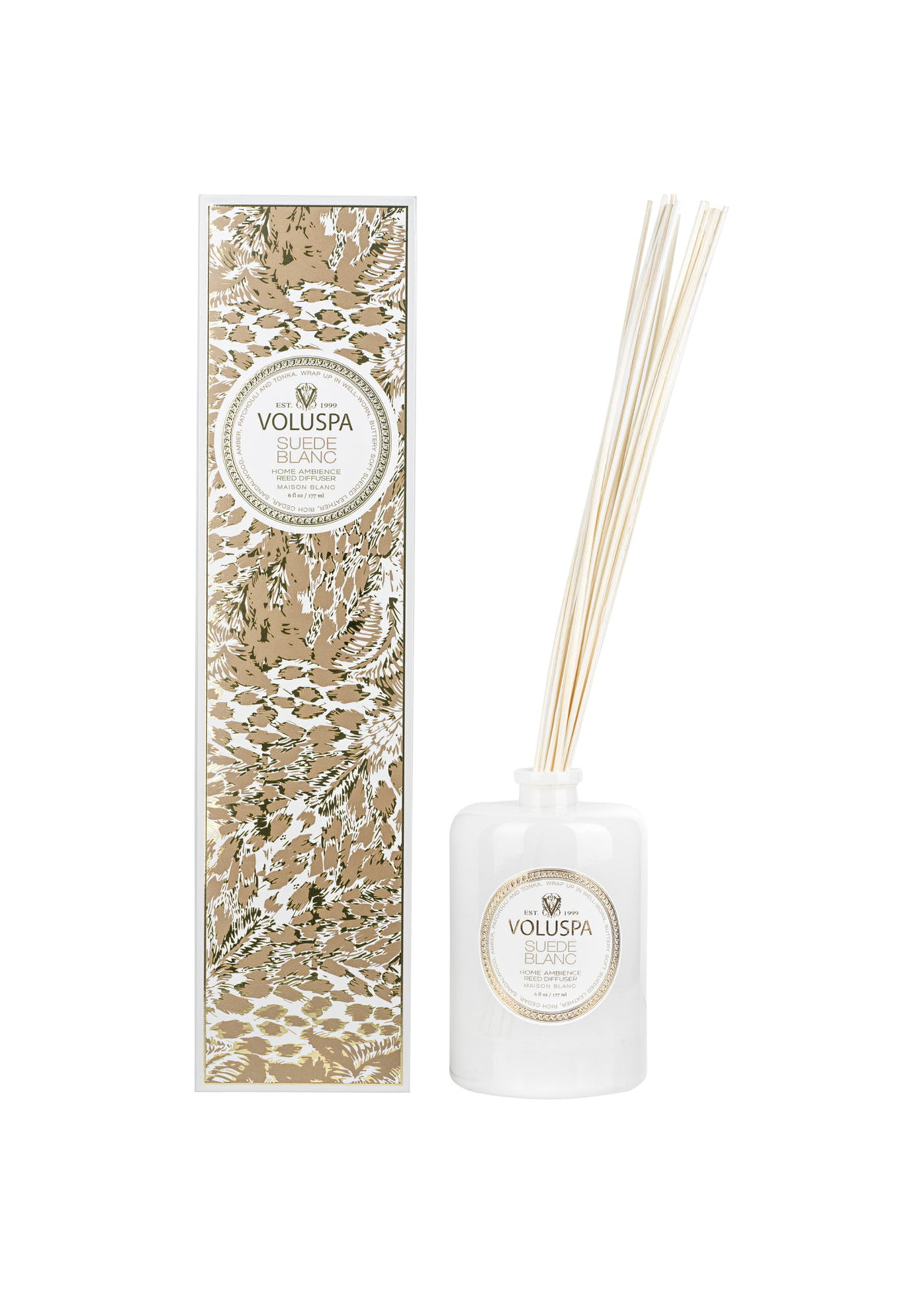 voluspa Voluspa Suede Blanc Reed Diffuser